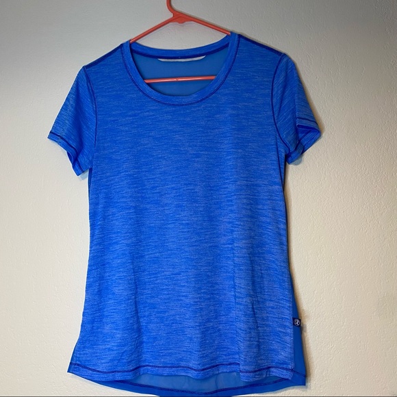 LULULEMON Pipe Dream Blue Beat the Heat short sleeve tee 6 - Picture 1 of 10